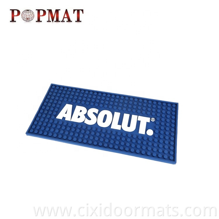 Custom Cool table bar mat High Quality Soft pvc beer barmat